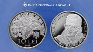 BNR a lansat o monedă de argint, în memoria lui Radu Beligan. PREŢUL la care se VINDE