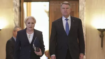Viorica Dăncilă, declarații făcute sub lupa lui Klaus Iohannis: 'Mă bucur că opinia dvs. de astăzi este tocmai în această direcţie' (VIDEO)