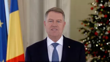 Preşedintele Klaus Iohannis, mesaj de Crăciun: În spiritul acestor sărbători să avem grijă unii de alţii şi cu toţii de ţara noastră (VIDEO)