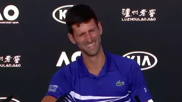 Moment amuzant la conferinţa de presă de după finala de Australian Open: Replica lui Novak Djokovic a făcut toată sala să râdă (VIDEO)