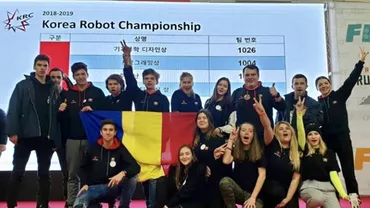 Performanță uluitoare pentru elevii români! Au câștigat finala Campionatului de Robotică din Coreea de Sud (FOTO)