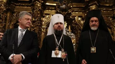 Ucraina s-a rupt SPIRITUAL de Rusia! Mitropolitul Epifanie a fost ÎNTRONIZAT în fruntea ortodoxiei ucrainene