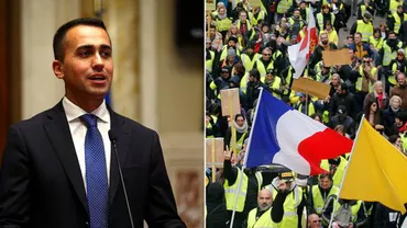 Conflict FĂRĂ PRECEDENT între ITALIA și FRANȚA! Roma a încurajat ”VESTELE GALBENE” / Parisul și-a rechemat ambasadorul