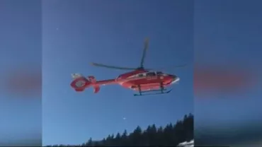 Accident CUMPLIT pe o pârtie din Sinaia: Adolescentă, adusă cu ELICOPTERUL la un spital din Capitală (VIDEO)