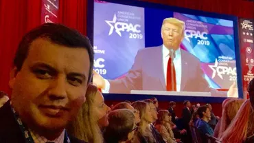 Eugen Tomac, prezent la discursul lui Donald Trump, de la CPAC: Mi-aș dori să simt aceeași determinare și acasă. Din păcate, la noi agenda este confiscată de oameni mici cu interese meschine (VIDEO)