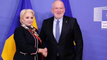 Comisia Europeană: Timmermans i-a transmis lui Dăncilă că are îngrijorări crescânde legate de situația din Justiție. Ce au decis cei doi oficiali (VIDEO)