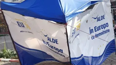 Reprezentantul ALDE din Roșiori a distrus singur cortul partidului, iar apoi și-a sunat superiorii să anunțe că acesta a fost vandalizat de membrii USR-PLUS