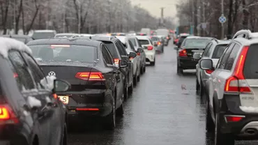 HAOS în trafic la prima oră: Protest al transportatorilor în fața Guvernului. Care sunt nemulțumirile acestora (VIDEO)