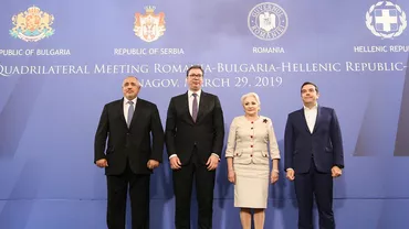 Premierul Dăncilă: Reuniunea în format România-Bulgaria-Grecia-Serbia are o semnificație aparte pentru țara noastră