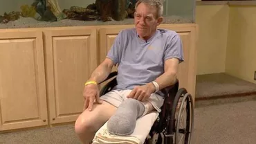 Un fermier blocat într-un utilaj şi-a tăiat piciorul pentru a se elibera