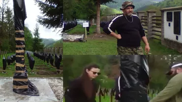 Percheziții în Bacău și Harghita, după ce crucile eroilor români au fost profanate de extremiști maghiari: Printre suspecți ar fi și femeia agresată în timpul vizitei lui Viktor Orban din 2017 (FOTO, VIDEO)