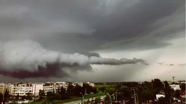 Fenomen STRANIU la Baia Mare: O 'TORNADĂ PE ORIZONTALĂ' a fost urmată de un adevărat POTOP (FOTO)