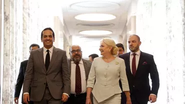 Viorica Dăncilă, întâlnire cu ministrul de Externe al statului Qatar: 'Am apreciat nivelul excelent al contactelor bilaterale'