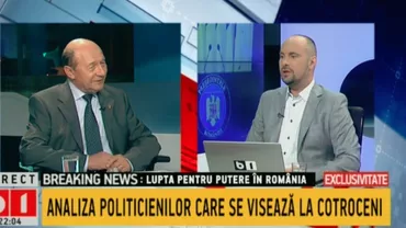 Traian Băsescu: 'PSD nu are candidat care să intre în turul II al prezidențialelor / Dan Barna este zero din punct de vedere al experienței administrative' (VIDEO)