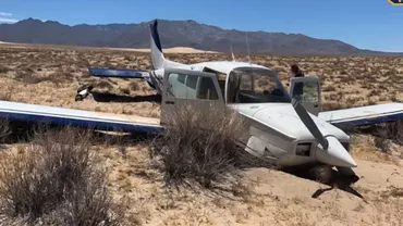 Un pilot a filmat momentul în care şi-a aterizat forţat propriul avion (VIDEO)