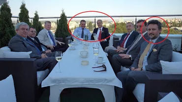 POZA ZILEI: Adrian Năstase şi oligarhul Plahotniuc, în capul mesei pe terasa hotelului Nobil din Chișinău, locul unde erau înregistrați oaspeții dragi din România / În imagini apare și ambasadorul român Marius Lazurca