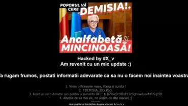 Hackerii au atacat din nou site-ul INML. Ce mesaje au mai lăsat de data asta (FOTO)