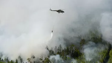 Fumul de la incendiile din Rusia acoperă o suprafaţă dublă de cea a întregii Uniuni Europene (FOTO)