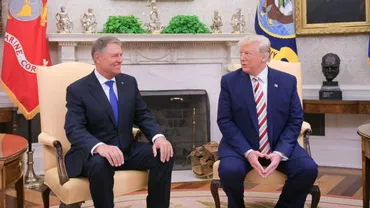 Klaus Iohannis, ironii la adresa Viorica Dăncilă, în vizita oficială din SUA:  'Simpatică doamna premier, trebuie să mai studieze un pic arhitectura statului' (VIDEO)