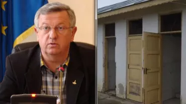 TUPEU DE PRIMAR! Toaletă din lemn, în curtea unei școli. Edil: 'Dacă acasă are buda în curte, la ce să te chinui să oferi altceva la școală?'