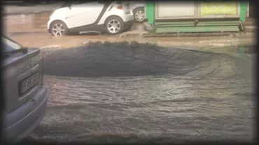 Întreg bulevardul Ferdinand din Capitală este inundat. O conductă s-a spart, lăsând fără apă locuitorii din zonă (VIDEO)