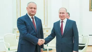 Igor Dodon a bătut palma cu Vladimir Putin. Președintele moldovean anunță scăderea prețului gazelor rusești, începând cu 1 octombrie