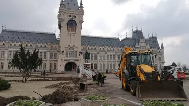 EXCLUSIV ONLINE // Un nou scandal la Iași: După ce a tăiat copacii din fața Palatului Culturii, edilul Mihai Chirica nu are ce pune în loc / Cum se apără Primăria