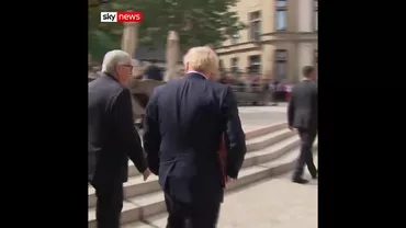 Marea Britanie și UE, discuții zilnice pe tema Brexit. Cum a decurs prânzul de lucru dintre Boris Johnson și Jean-Claude Juncker (VIDEO)