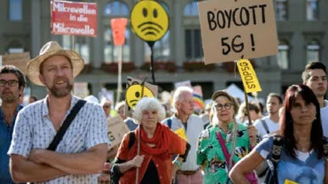 Manifestaţie ÎMPOTRIVA 5G în Elveţia: Sănătatea publică, în PERICOL! Medicii sunt rezervați