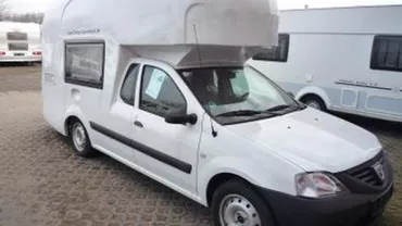 Dacia Logan Mini Camper este maşina-surpriză de la Dacia transformată în rulotă. Interiorul este ULUITOR