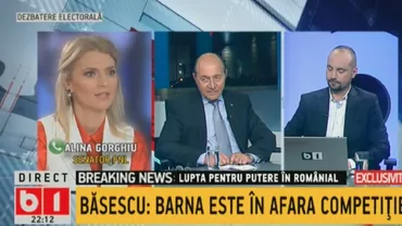 Un senator PNL mulțumește PMP pentru poziția fermă față de viitorul Guvern Orban. Alina Gorghiu și Traian Băsescu despre mişcările de trupe din Parlament, în direct pe B1 TV (VIDEO)