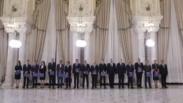Guvernul Orban a depus jurământul la Palatul Cotroceni: Marcel Ciolacu și Teodor Meleșcanu, prezenți la ceremonie (VIDEO)