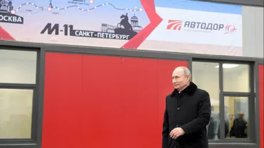 GRANDIOS: Putin inaugurează o AUTOSTRADĂ de 694 de kilometri care leagă Moscova de Sankt Petersburg în 6 ore! (FOTO, VIDEO)