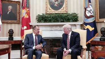 Donald Trump se întâlnește la Casa Albă cu Serghei Lavrov, ministrul rus de Externe, după UN IMENS SCANDAL