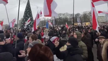 Proteste în Belarus împotriva apropierii de Rusia. Oamenii se tem că Vladimir Putin le-ar putea deveni șef de stat în 2024: „Stop Anexării!” (VIDEO)