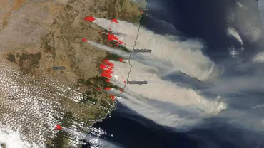 Fumul incendiilor din Australia a ajuns în Chile și Argentina