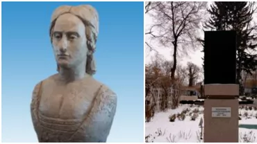 Bustul mult prea ”dotat” din Tecuci va fi demolat din ordinul Ministerului Culturii