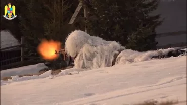 Imagini de excepție cu viitorii ofițeri ai Forțelor Terestre, în timpul modulului de instrucție alpină (VIDEO)