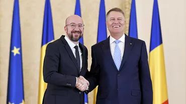 Preşedintele Iohannis se întâlneşte la Bruxelles cu preşedintele Consiliului European. Principala temă de discuție