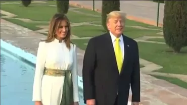 De DRAGOBETE, Melania și Donald Trump au mers la Taj Mahal: Imagini inedite de la celebrul templu al IUBIRII (VIDEO, FOTO)