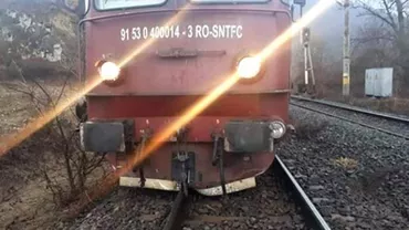 Accident de TREN în județul Vâlcea. Vagoane DERAIATE