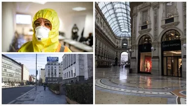 Raport: La un moment dat, 30% dintre cei infectaţi din Italia prezentau simptome severe sau se aflau în stare critică (FOTO, VIDEO)
