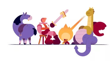 Google Doodle, 23 APRILIE: Sfântul Gheorghe 2020