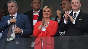 Kolinda Kitarovic, fost președinte al Croației, semn obscen pentru un adversar politic (FOTO)
