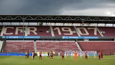 CORONAVIRUS | Jucător de la CFR Cluj, testat pozitiv cu COVID-19. Meciul cu FCSB de sâmbătă seara, amânat
