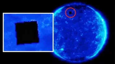 Teroare în Cosmos: NASA a surprins imaginea unui OZN CUBIC, de 10 ori mai mare decât Terra (FOTO)