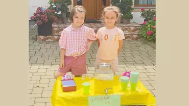 Lecție de viață și bunătate de la două fetițe din Botoșani. Au vândut limonadă la 2 lei o zi întreagă ca să strângă bani pentru...
