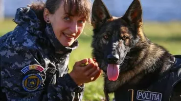 Ares, unul dintre eroii cu patru picioare. A fost șef de promoție în 2019, iar acum participă la cele mai dificile cazuri de dispariții sau persoane urmărite (FOTO)