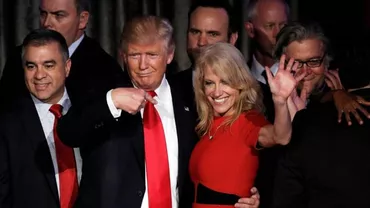 Cine o va înlocui pe Kellyanne Conway în echipa de consilieri ai lui Donald Trump