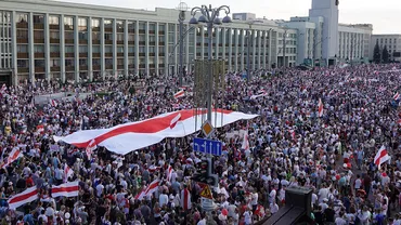 Noi proteste de amploare în Belarus: Mai multe persoane au fost arestate (VIDEO)